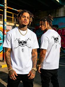 T-shirt unisexe 107% coton pur, idéal pour le trajet quotidien, le bureau et le port décontracté - Blanc - Voir 2