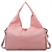 1pc New Large-Capacity Travel Bag/Yoga/Sports Bag With Wet And Dry Separation, Women's Sports And Fitness Training Bag, With Shoe Compartment, Short Trip Travel Luggage Bag, Large Capacity Travel Bag, Lightweight Travel Storage Bag. - Multicolor - View 12