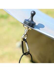 1 Stück starker Magnetischer Haken, Outdoor Camping Baldachin Zelt Befestigungshaken, Camping Licht Magnet Kletterhaken - Verschiedenfarbig - Übersicht 3