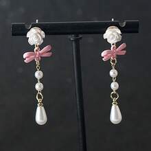 1 Pair Cute Cartoon Rabbit, Cat And Teddy Bear Shaped Earrings, Daily Wear, Adorable And Sweet Image - C577 - View 21