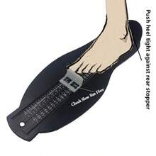 Foot Measurement Ruler, EU Standard Shoe Size Gauge, Suitable For Baby, Children, Men, Women, Precise Home Foot Length Measuring Tool - A - View 4