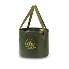 Outdoor Foldable Bucket Large Capacity Camping Portable Storage Bag Travel Multi-Functional Foot Soak Bucket Fishing Bucket - Multicolor - View 9