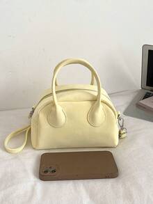 1pc This Stylish Solid-Color Mini Handbag, A Shoulder Bag Or Crossbody Bag, Meets Basic Storage Needs And Is The Perfect Gift For Teenagers. - Multicolor - View 9