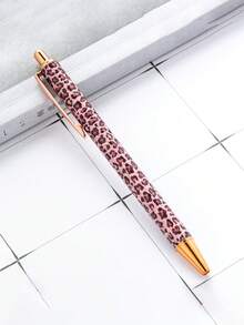 1pc Random Ten-Color Butterfly & Glitter Ballpoint Pen, Suitable For Office & School Back To School - Multicolor - View 10