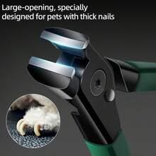 Large Opening Effort-Saving Pet Nail Clippers And Trimmers, Multi-Purpose Nail Clippers For Indoor And Outdoor Use, Suitable For Dogs And Cats, Professional Grooming Tool With Safety Protection, Sharp Blades To Avoid Over-Cutting, Suitable For Small And Large Pets, Ideal Gift For Pet Lovers - View 2