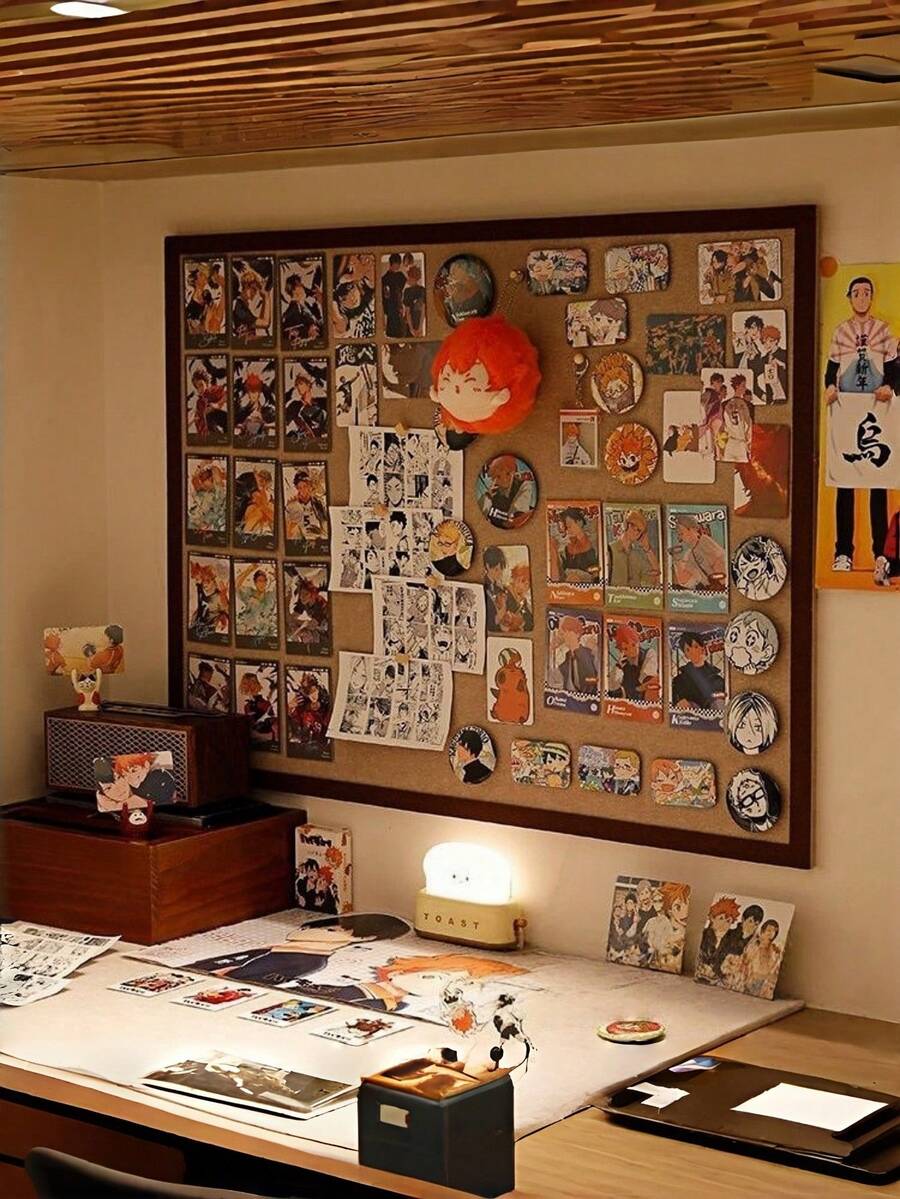 1pc Drill-Free Installation Decorative Photo Wall Message Board, Living Room Wall Decor, Felt Wall Sticker - Suitable For Home And Office Entrance, Can Be Used For Family Photo Album Display And Wall Decoration, Easy To Assemble