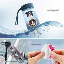 50Pcs Border Collie Stickers, Aesthetic Stickers, High Quality Stickers Scrapbook, Decorative Paper, Journaling, Laptop, Bumper, Skateboard, Water Bottles, Computer, For Gift Bags, Envelope Seals, Party Decoration - Sheepdog - View 10