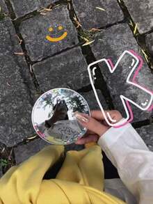 Round Convex Wall Mirror Suitable For Photography - Multicolor - View 10