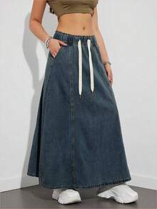 Women Denim Dresses - Negro01 - 查看 6
