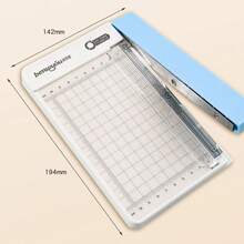 1pc Manual Colorful Press Paper Cutter With Ruler Scale, Photo Trimmer, Suitable For Office And School Supplies, Non-Electric - 1pc - View 15