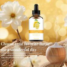 NIVAVIN 30ml/60ml/100ml Lemon Essential Oil, Pure Plant Extract, Refreshing And Invigorating, Air Freshening, Long-Lasting Fragrance, Suitable For Office, Home And Other Scenarios, Use With Aroma Diffuser - NIVAVIN Lemon - View 8
