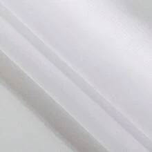 白色半透明薄紗布料,輕盈透氣薄紗窗簾與帷幕,適用於客廳、臥室、餐廳及其他空間 - 52"寬 X 108"長 - 1件 - 彩色 - 查看 5