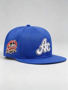 1 Pc Unisex Retro Letter Embroidered Fashionable Baseball Cap, Adjustable Design, Perfect For Outdoor Activities, Travel, And Running - Multicolor - View 4