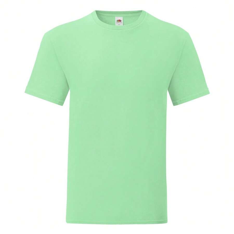 Fruit Of The Loom Mens Iconic T-Shirt - Neo Mint - View 1