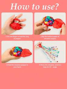 1/10pcs Handmade Toss Meteor Confetti Lights, Wedding Party Handmade Toss Silk Confetti Paper, Hassle-Free Party Magic Paper, Suitable For Proposal, Wedding, Create Joyful Atmosphere, Essential For Holiday Party, Graduation Season, Carnival Party - Multicolor - View 3
