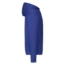 Fruit Of The Loom Mens Hooded Zip Sweatshirt Front Pouch Pockets 5szs - Royal - View 3