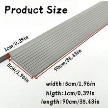 1PC Uphill Steps Slope Pads, Pads Curb Slope Uphill Aids, Suitable For Cars, Electric Cars, Carts, Material Transportation Saving Time And Effort - A - View 2