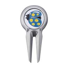 Metal Golf Divot Tool With Ball Marker & Bottle Opener, Enamel Drip Finish Turf Repair Accessory - 2 - View 9