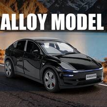 Modelo de Vehículo de Nueva Energía 1/32 - Body de Aleación - Modelo de Coche Realista - 6 Puertas Abribles - Espejos Retrovisores Plegables, Adecuado para Colección de Entusiastas de Autos, Colección de Decoración de Escritorio de Oficina - Multicolor - Ver 2