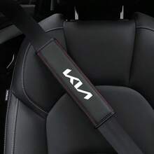 2件或4件裝汽車安全帶墊皮革肩部保護墊配件，適用於KIA - 1 - 查看 6