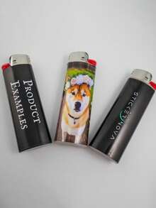 1/2/5/10件客製化個性化照片打火機包裝貼紙（不含打火機），可上傳您的照片與個性化圖案來創造獨家設計，裝飾並美化口袋打火機外觀，可印製品牌標誌與標語 - 彩色 - 查看 7