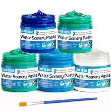 150ml Realistic Water Effect Gel - Heavy Duty Plastic Hydrogel, Suitable For Scene Models, Miniature Models, Scale Models - Suitable For Rivers, Oceans, Lakes, Static Scenes - Suitable For Wargaming, Dollhouses, Aquarium Models - 150ml - View 1