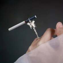 1pc Fashionable Butterfly Pipe Holder, Elegant Smoking Accessory, Suitable For Smokers, Perfect Christmas Gift - ᅠ - View 4