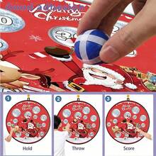 1pc Digital Flat Print Dart Board Set, Extra Large 29.53 Inch, Includes 12 Sticky Dart Balls, Suitable For Indoor, Outdoor, Backyard, Park, Party. - Multicolor - View 8
