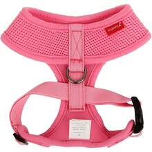 Authentic Puppia Soft Dog Harness, Red - Medium - Pink - View 2