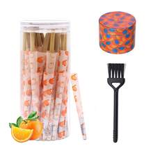 Pre Roll Paper Tool Set: 48 Pieces Of Fruit Flavored,Flavored Cones,Patterned Grinder, Filler, And Small Brush, Evenly Burned, Household Tool, Easy To Use, Gift For Smoking Enthusiasts, Father's Day Gift. - Multicolor - View 1