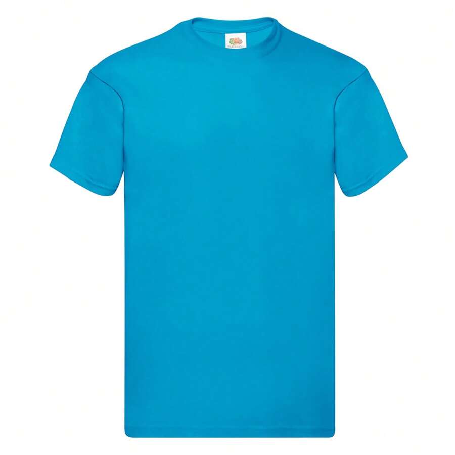 Fruit Of The Loom Screen Stars Mens Original Short Sleeve T-Shirt - Azure Blue - View 1