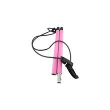 90cm Pink Foam Pilates Stick, Portable Exercise Bar For Full Body Workout, Resistance Band Fitness Equipment - Pink - View 7