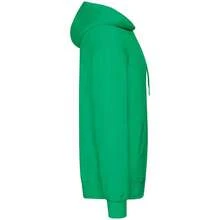 Fruit Of The Loom Unisex Adults Classic Hooded Sweatshirt - Kelly Green - View 3