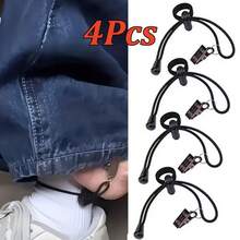 1Pc/2/3/4/5/6/7/8/9/10Pcs Invisible Pant Leg Clips, Invisible Shortening Fixing Clips, Adjustable Pant Leg Shortener Buckles, Prevent Pants From Dragging On The Ground, Seamless Hidden Hook And Eye Design - Multicolor - View 13