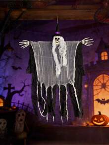 1pc/Set - Halloween Decoration Grim Reaper Skeleton Large Hanging Ghost Haunted House Bar Scene Props Witch Witchcraft Hanging Ornament - View 7