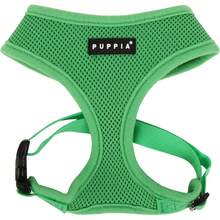 Authentic Puppia Soft Dog Harness, Red - Medium - Green - View 1