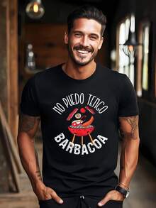 Men T-Shirts - Hitam - View 1