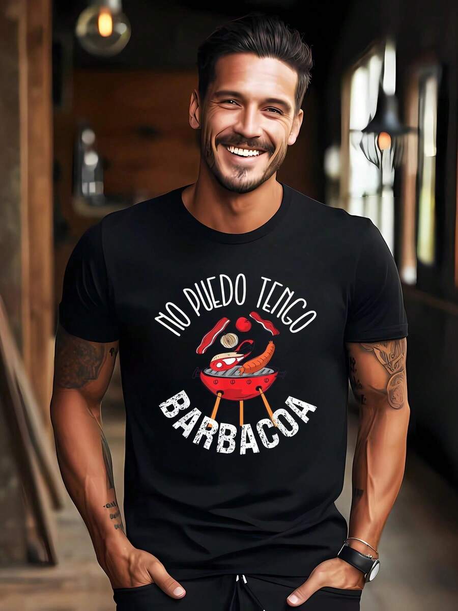 Men T-Shirts - Hitam - View 1