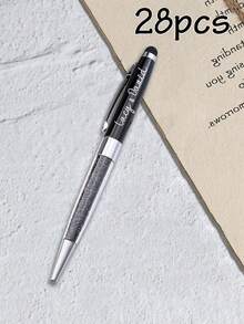 Personalized Fountain Pens (1/8/16/40/80/160/320 Pieces), Custom Business Engraved Ballpoint Pens, Personalized Fountain Pens With Names, Custom Fountain Pens, Engraved Personalized Fountain Pens, Teacher Gifts, Party Gifts, Birthday Gifts. - Style a - View 48