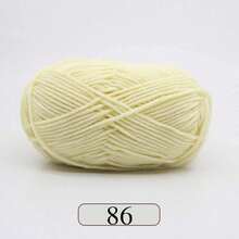 EDCUEBE7 1/3pcs/150g 5股混色米白色壓克力毛線，中粗米白色毛線 - 適合手工編織、手工織布、DIY手工藝、編織和鉤針，柔軟且多功能，適用於DIY鉤針和編織包 - 5股50G毛線 - 查看 104