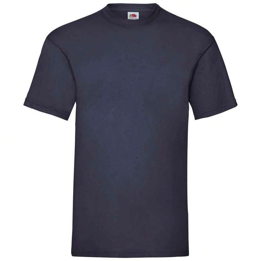 Fruit Of The Loom Mens Valueweight T-Shirt - 深海軍藍 - 查看 1