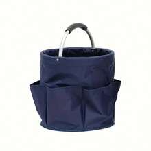 Oxford Cloth Tote Bag, 6 Compartment Garden Tool Tote Bag - 600D Oxford Cloth Barrel Storage Bag, Foldable Space-Saving, With Round Handle, Convenient To Carry - A - View 13