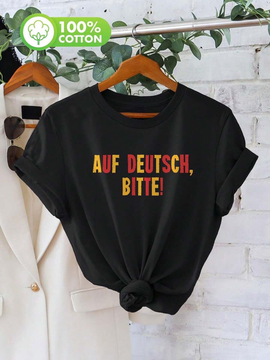 Camiseta de talla grande para mujer, casual y a la moda con estampado,capa base de moda para salidas diarias, estilo, apta para todas las estaciones, ropa casual, camiseta de manga corta y c