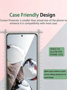 3pcs Phone Privacy Tempered Glass Screen Protector, Anti-Peeping Black Protective Film, Scratch-Resistant, Compatible With Phone Case, Bubble-Free, Easy Installation - Black - View 6