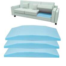 1/2/3PCS 20x20in Blue Trapezoidal Foam Seat Cushion, High Density Memory Foam Support Pad - Multicolor - View 1