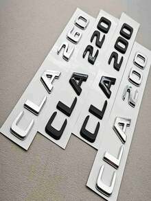 3D ABS 車用字母標誌 CLA18O CLA200 CLA 220 CLA250 CLA260 4MATIC 後車廂徽章貼紙 適用於 C118 W117 - CLA220 - 查看 5