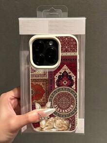 1件 DIY 個性化姓名復古波斯地毯圖案鹿設計 TPU 人造皮革紋理手機殼，適用於 iPhone 17/17ProMax/17Air/16ProMax/16E/15/14Plus/13Pro/12/11ProMax/XsMax 以及 Galaxy A05s/A13/A14/A15/A23/A24/A25/A32/A33/A34/A35/A52/A53/A54/A55/S20/S21 FE/S22 Ultra/S23/S23 Ultra/S24/S24 Plus/S24 Ultra 以及 Note 13 Pro/Note 12/Note 12 Pro+/Note 11 Pro/Note 11S/Note 10 4G/5G/Note 10 Pro/Note 10S/Note 9 4G/Note9Pro/Note 9S/Note 8/13C/12/12C/10A，防摔防指紋耐用，美觀優雅，送給朋友的最佳禮物 - 白色 - 查看 4
