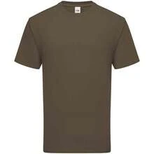 Fruit Of The Loom Mens Ringspun Premium T-Shirt - Truffle Brown - View 1