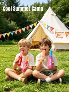 Individuelle Eis am Stiel Halter Hüllen, Gefrierfach Eis Halter, Schulanfang/Schulschluss Kinder Sommer Partygeschenke, Für Geburtstag, Camping, Abschluss, Junggesellinnenabschied. - Verschiedenfarbig - Übersicht 7