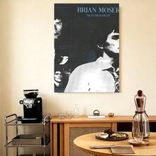 Pintura decorativa de lona enmarcada Lienzo  2D, Lienzo 2D, Impresión en Lienzo  con el Clásico Póster de Película de Brian Moser 'Killer Kate' - un Diseño Monocromático con Ilustraciones Detalladas de Personajes, Ideal para Decorar Dormitorios, Salas de Estar - Cuadros decorativos con marco - Ver 2